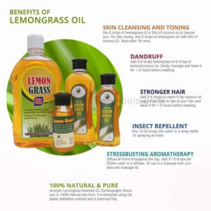 Lemongrass oil - Sevenhillsherbals